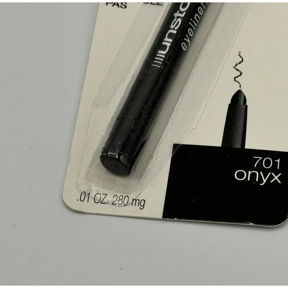 Maybelline Unstoppable 701 Onyx Waterproof Eyeliner All Day Wear 0.01oz‎